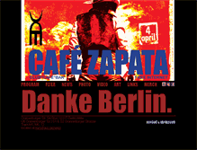 Tablet Screenshot of cafe-zapata.de